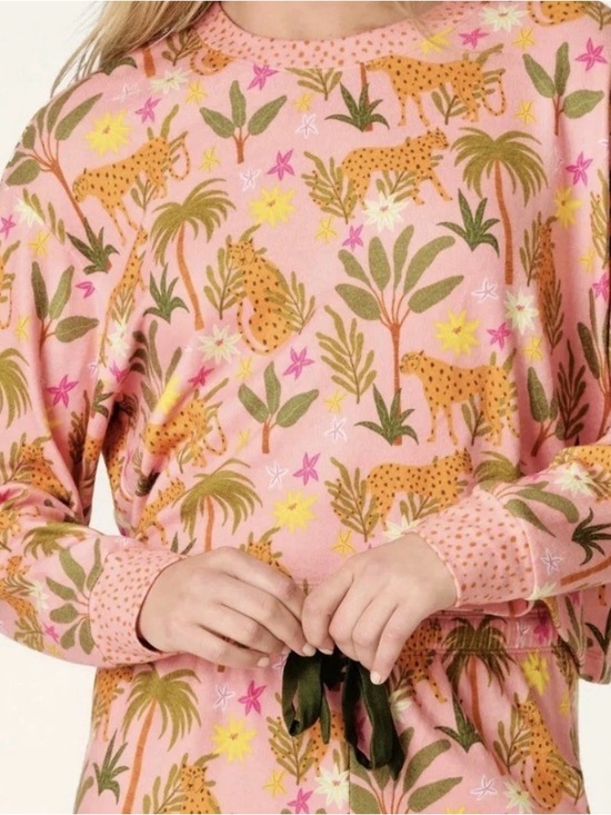PJ Salvage Other - PJ Salvage In the Jungle Leopard Safari Long Sleeve Top